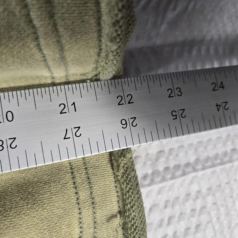 Mystree Sage Green Mineral Wash Shacket Button Up Utility Jacket Women's Large - Picture 7 of 7